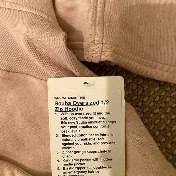 !SOLD! cute oversized lululemon half zip hoodie! - Picture 3 of 4